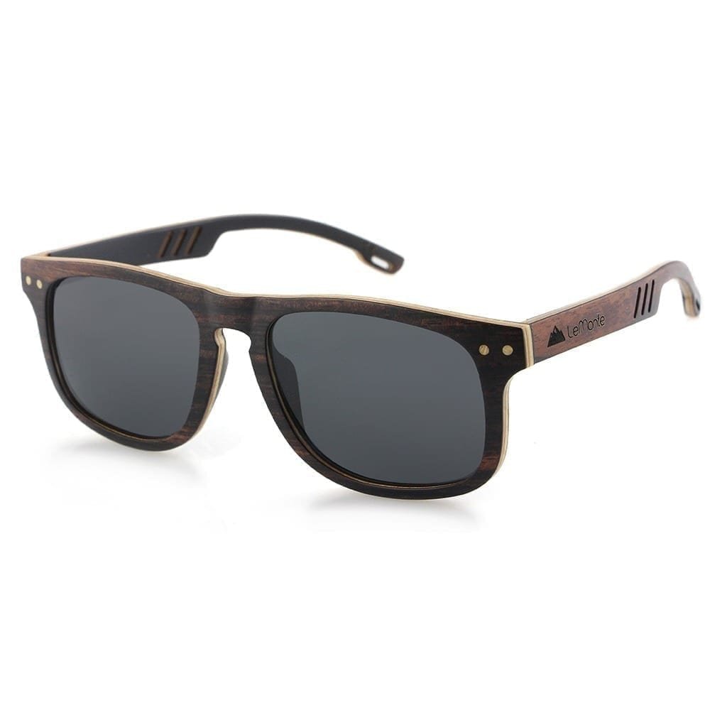 Gafas de madera de hombre