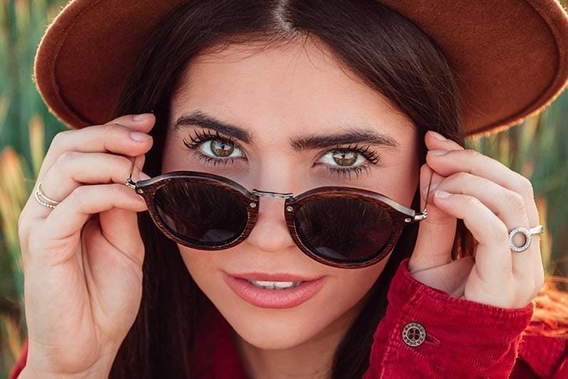 Gafas de sol madera