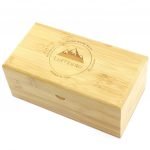Caja de madera para dos relojes