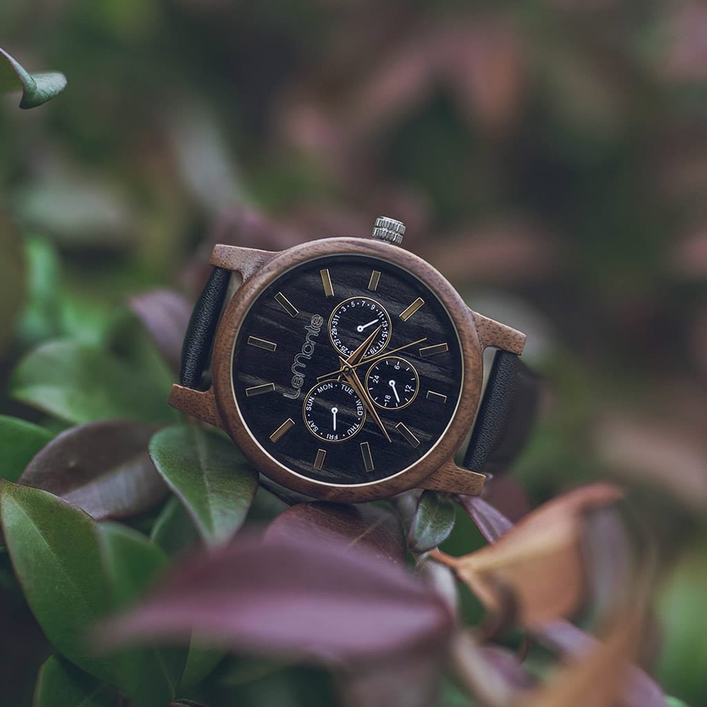 Reloj de madera Aneto