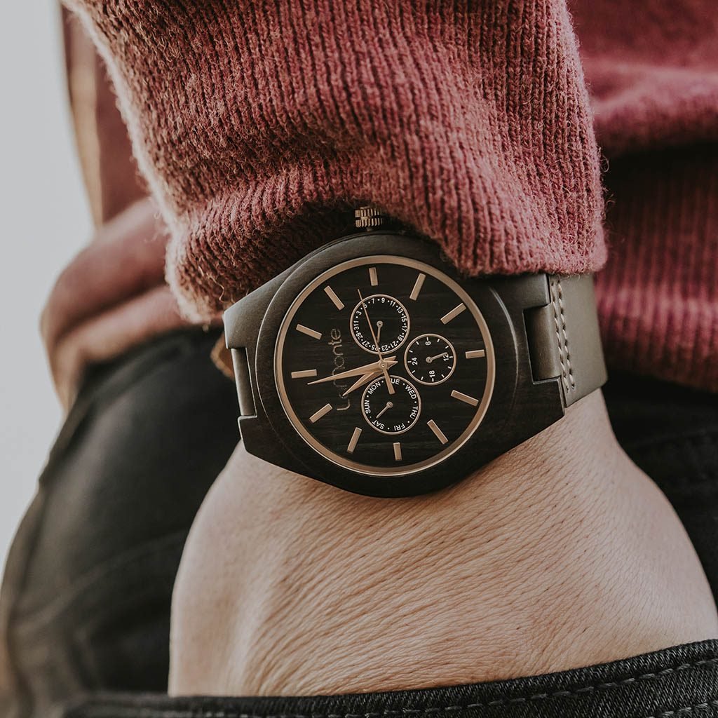 Reloj pulsera hombre madera