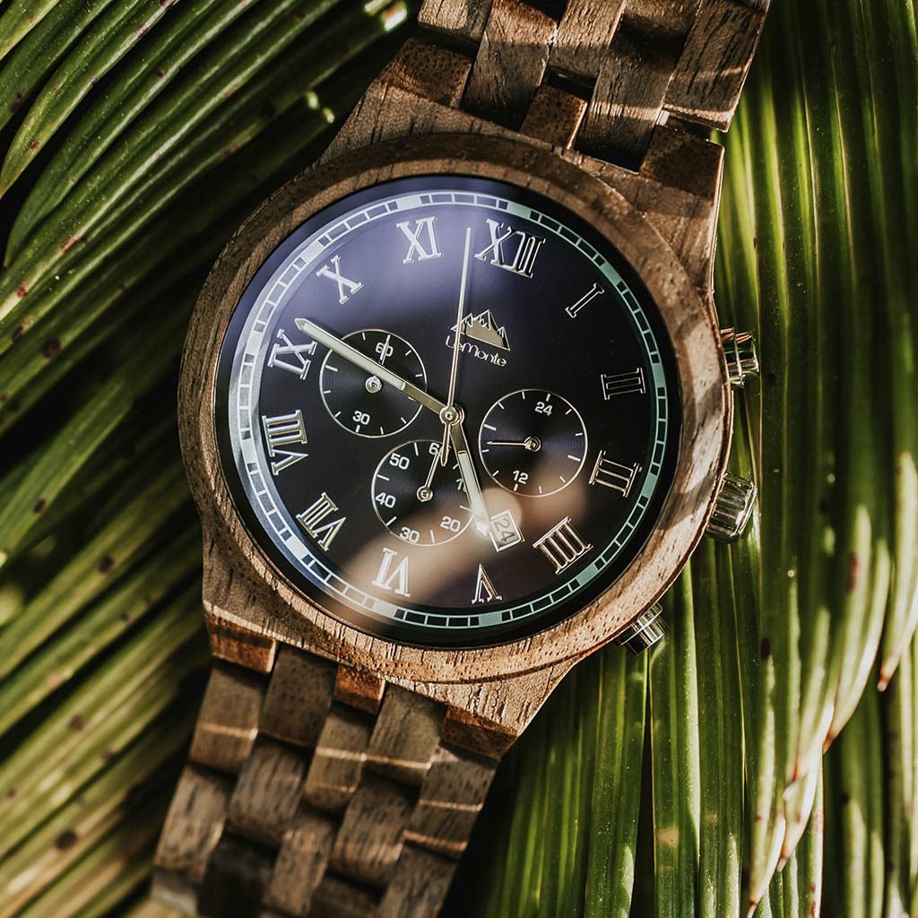 Reloj de madera de pulsera modelo Cook LeMonte