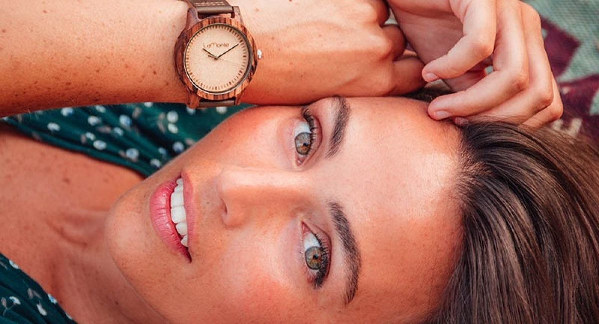 Reloj madera Lemonte