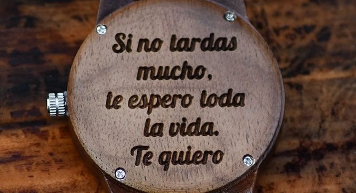 Reloj madera personalizado